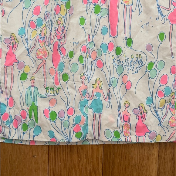 RARE Lilly Pulitzer Lowe Peplum Dress POP! Party 4 EUC - Picture 12 of 12